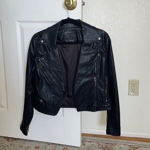 Small BLANKNYC black leather jacket. Worn once maybe.  AMAZING CONDITION